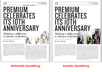 Darstellungsfehler